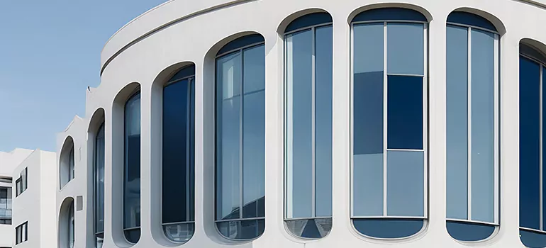 Geometric Window Curtains in Redwood City, CA