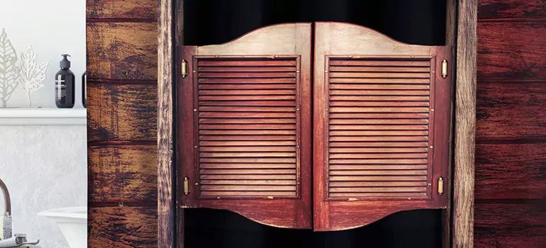 Installing Saloon Door Hinges in Redwood City, CA