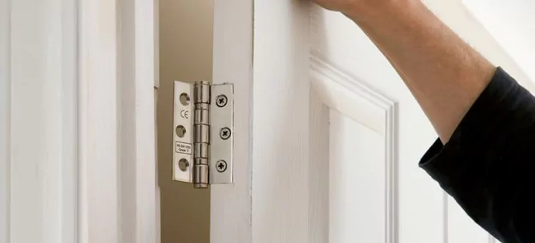Bathroom Stall Door Hinge Repair in Redwood City, CA