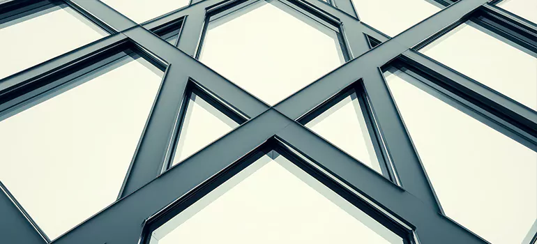 Geometric Window Shades in Redwood City, CA