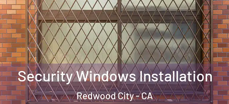  Security Windows Installation Redwood City - CA